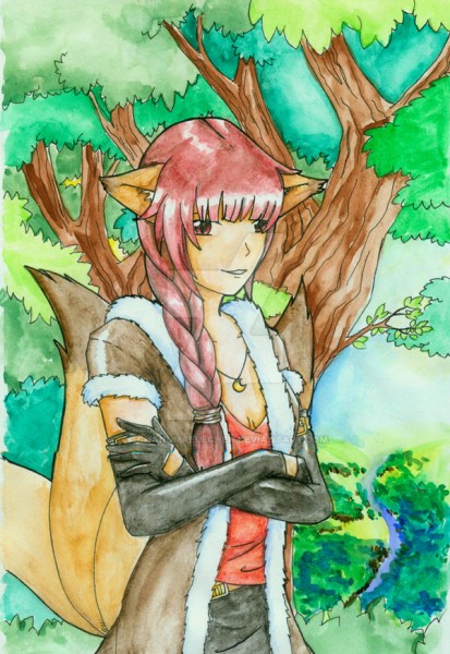 Fox in the wood
